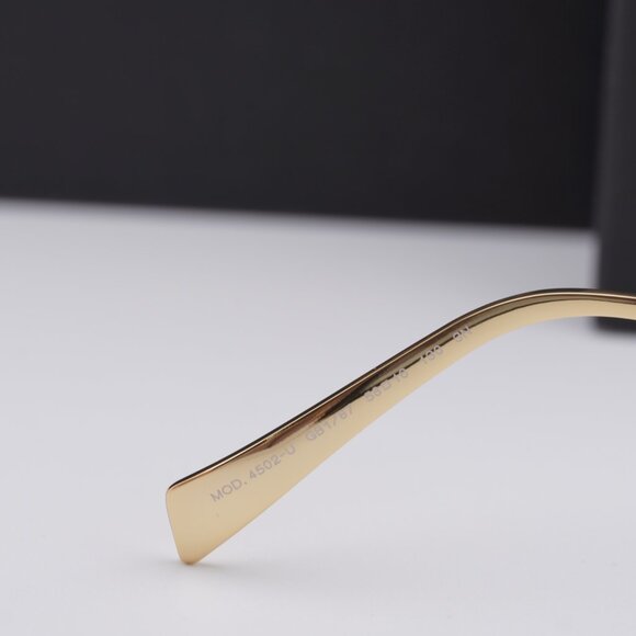 Versace VE4502U GB1/87 Square Sunglasses – Black Gold/Grey Gradient - Picture 6 of 9